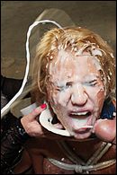 Madison James is tied up, sucks cock, cum swaps and gets fucked and disgraced while getting drenched in cum from Cum Disgrace