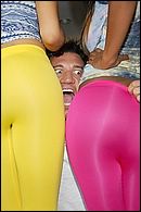 Sexy naughty black chicks got nailed their sweet cunts from Round and Brown