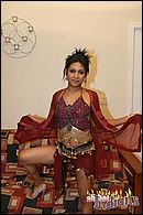 Round titted Indian slut stripping and showing her bald cunt from All Hot Indians