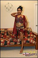 Round titted Indian slut stripping and showing her bald cunt from All Hot Indians