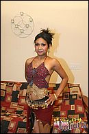 Ponytailed Indian wench strips and shows her round boobies from All Hot Indians